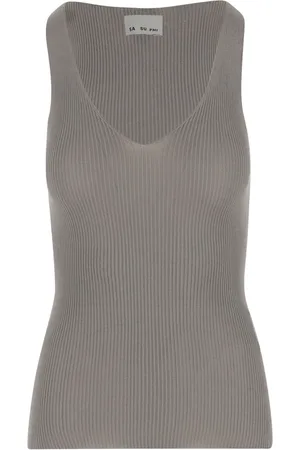 Sa Su Phi Top, Dame, , 2XS, Ribbet V-hals tanktop