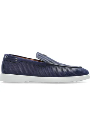 Giuseppe Zanotti Sko, Herre, Blå, 45 EU, Læder, Sko Berth type loafers