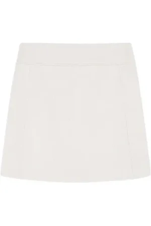 Max Mara Nederdel, Dame, , S, Uld, Minimalistisk Uld Mini Nederdel