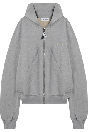 The Attico Sweathshirts & Hoodies, Dame, Grå, 2XS, Hættetrøje Drop2