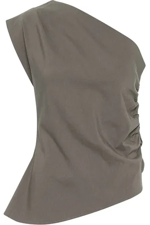 My Essential Wardrobe Top, Dame, Brun, L, Uld, Off Shoulder Top Major