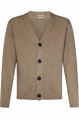 MASSIMO ALBA Strik, Herre, , L, Bomuld, V-Neck Sweater 85% Bomuld Silke