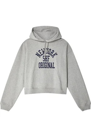 Sky High Farm Sweathshirts & Hoodies, Herre, Grå, S, Bomuld, Original Hoodie Strik med Frontlomme