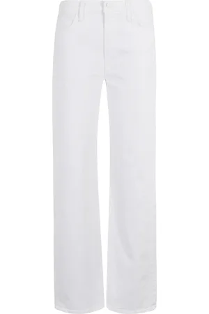 Mother Jeans, Dame, Hvid, W27, Sneak Dodger til ultimativ stil