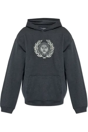 Dolce & Gabbana Sweathshirts & Hoodies, Herre, Grå, M, Bomuld, Hættetrøje