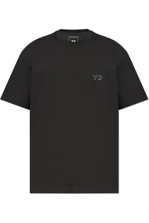 Y-3 Top, Herre, Sort, XS, Bomuld, T-shirt med trykt logo