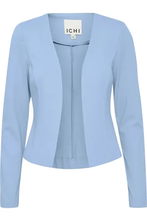 Ichi Jakke, Dame, Blå, XL, Blå Blazer Ihkate Kort Jakke