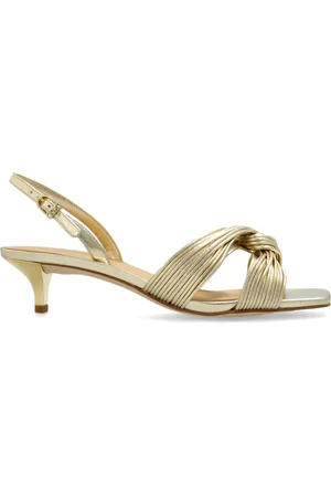 Michael Kors Sko, Dame, Gul, 36 EU, Uld, Hælede sandaler Alessia