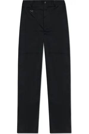 Dolce & Gabbana Bukser, Herre, Sort, L, Bomuld, Bomuldsbukser med syninger