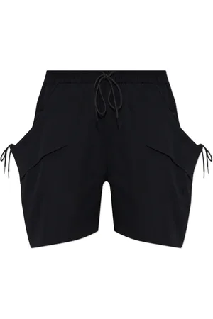 Y-3 Shorts, Dame, Sort, XS, Shorts med trykt logo