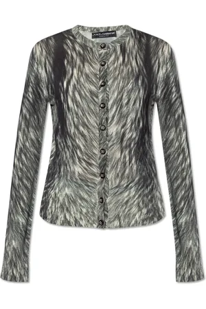 Dolce & Gabbana Strik, Dame, Grå, S, Silkekortigan