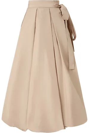 Pinko Nederdel, Dame, Lyserød, XS, Polyester, Taffeta Bue Nederdel Lyserød Wrap Lukning