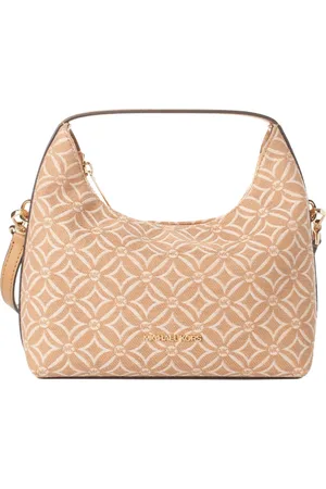 Michael Kors Taske, Dame, , ONE SIZE, Bomuld, Geometrisk Hobo Taske med Lynlåslukning