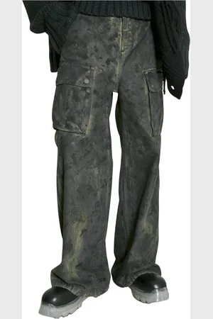 Guess Jeans, Herre, Grøn, W30, Bomuld, Maleri Combat Cargo Bukser