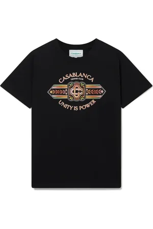 Casablanca Top, Herre, Sort, S, Bomuld, Unity Is Power T-shirt