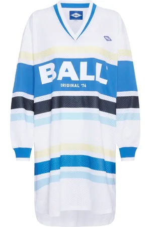 Ball Kjole, Dame, Flerfarvet, 2XS, Uld, Sporty Kjole med Logo Print