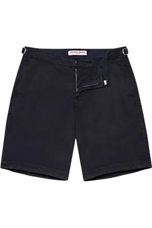 Orlebar Brown Shorts, Herre, Blå, W32, Bomuld, Bomuldstwill nat iris bukser