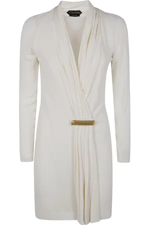 Tom Ford Kjole, Dame, Hvid, S, Elegant Aftenkjole