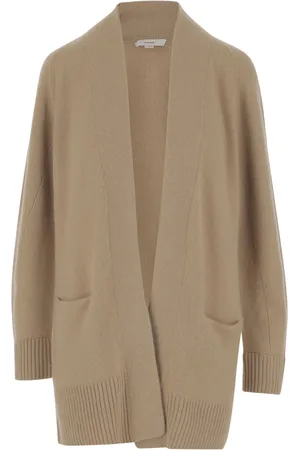 Vince Strik, Dame, , XL, Cashmere, Kashmir Åben Cardigan med Lommer