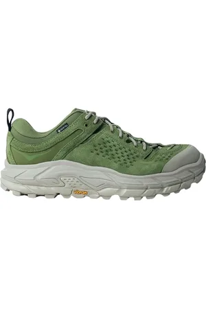 Hoka One One Sko, Herre, Grøn, 43 EU, Gore-Tex Sneakers med Vibram-sål