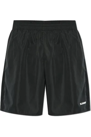 Jil Sander Shorts, Herre, Sort, M, Polyester, Shorts med logo