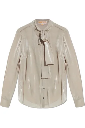 Michael Kors Bluser & Skjorter, Dame, , XS, Uld, Skjorte med lurextråd
