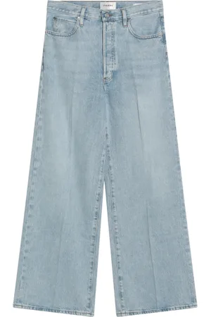 Frame Jeans, Dame, Blå, W29, Bomuld, Wide Leg Palazzo Jeans