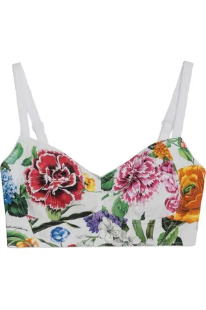 Dolce & Gabbana Top, Dame, Flerfarvet, S, Top med bådhals i trendy stil