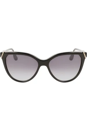 Victoria Beckham Tilbehør, Dame, Gul, ONE SIZE, Kat Eye Solbriller i Acetat