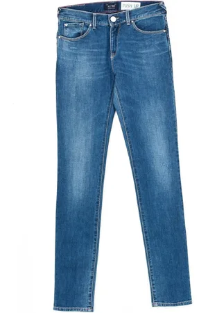 Emporio Armani Jeans, Dame, Blå, W24, Bomuld, Slim Fit Jeans
