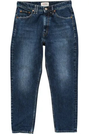 Cycle Jeans, Herre, Blå, W30, Bomuld, Slubby Pure Indigo Gulerodspasform Jeans