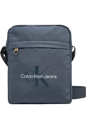 Calvin Klein Taske, Herre, Blå, ONE SIZE, Uld, Herre Skuldertaske Kollektion i Polyester