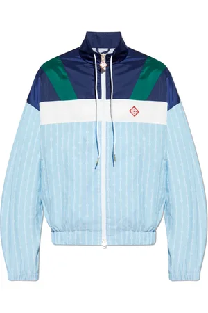 Casablanca Jakke, Herre, Blå, M, Bomuld, Jakke i sporty stil