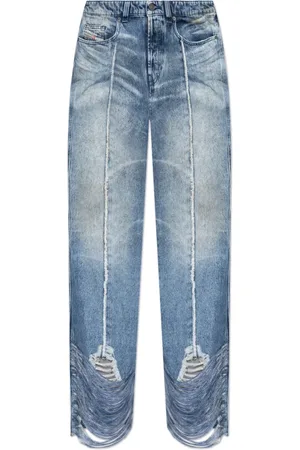 Diesel Jeans, Herre, Blå, W32, Bomuld, Jeans 1998 D-Buck-Fsg