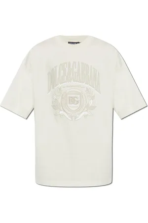 Dolce & Gabbana Top, Herre, , L, Bomuld, T-shirt med logo