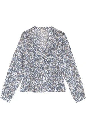 Apof Bluser & Skjorter, Dame, Flerfarvet, S, Bomuld, Liberty Bomuld Skjorte