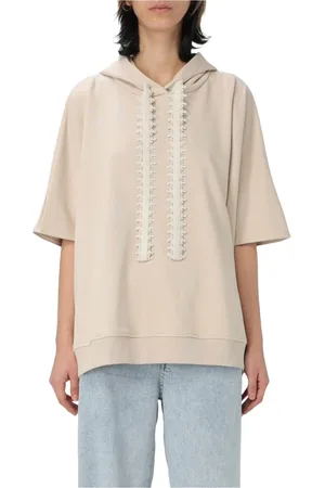 Dondup Sweathshirts & Hoodies, Dame, , S, Bomuld, Hættetrøje i bomuld med broderi