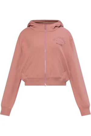 Dolce & Gabbana Sweathshirts & Hoodies, Dame, Lyserød, XS, Bomuld, Hættetrøje