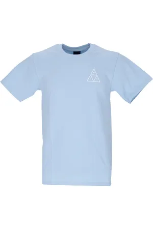 Huf Top, Herre, Blå, S, Bomuld, Triangle Tee Lyseblå Herre T-shirt
