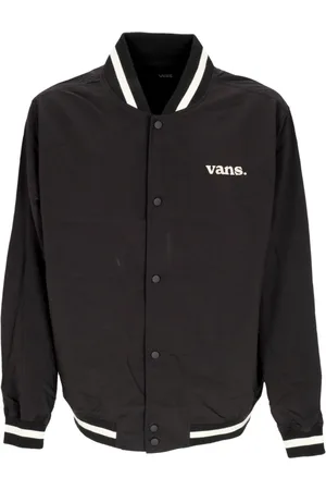 Vans Jakke, Herre, Sort, M, Nylon, Sort Varsity Jakke Let Uforet