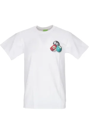 Huf Top, Herre, Hvid, 2XL, Bomuld, Hvid Dirty Pool Tee Kortærmet