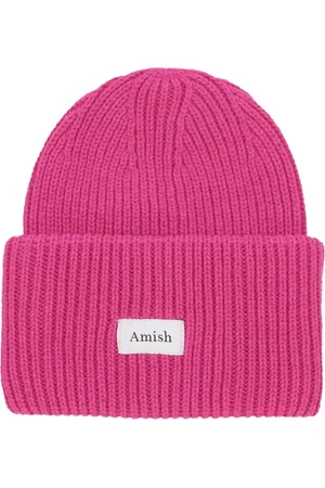 AMISH Tilbehør, Herre, Lyserød, ONE SIZE, Uld, Knock Out Uld Blend Beanie