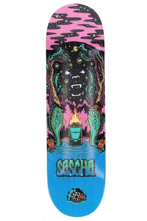 Element Sport, Herre, Flerfarvet, ONE SIZE, Shadow Sascha Multi Skateboard Deck