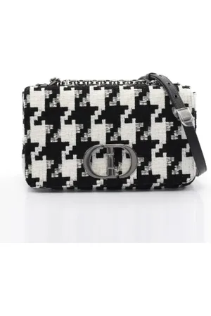 Dior Pre-owned, Dame, Sort, ONE SIZE, Uld, Pre-owned Canvas dior-tasker