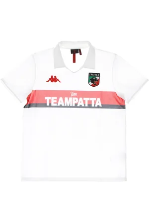 Kappa Top, Herre, Flerfarvet, XS, Polyester, Vintage Milan Polo Shirt Hvid