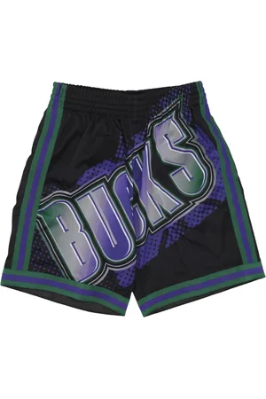 Mitchell & Ness Sport, Herre, Flerfarvet, XL, Polyester, NBA Big Face Basketball Shorts