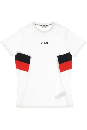 Fila Top, Herre, Hvid, XL, Hvid/sort Herre Tee