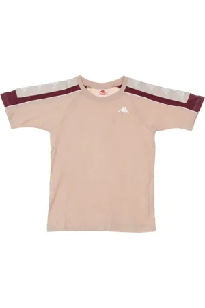 Kappa Top, Herre, , XS, Pink Violet White Band T-shirt