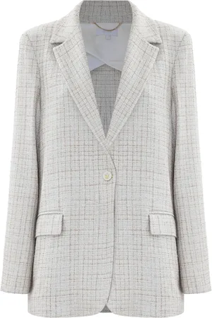 Kocca Jakke, Dame, Hvid, XL, Uld, Stilfulde blazere til et elegant look