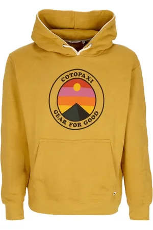 COTOPAXI Sweathshirts & Hoodies, Herre, Gul, XL, Bomuld, Amber Herre Hoodie Langærmet